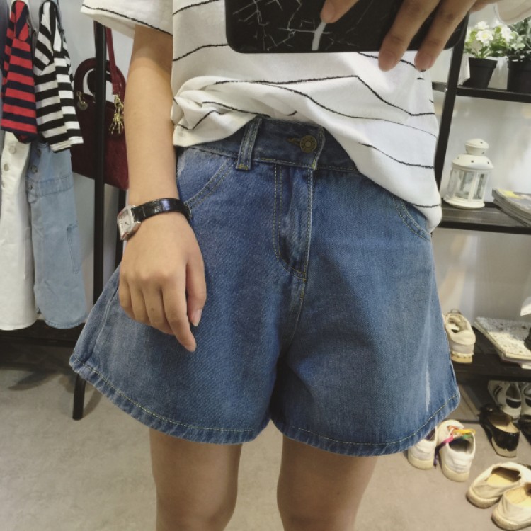 korean denim shorts